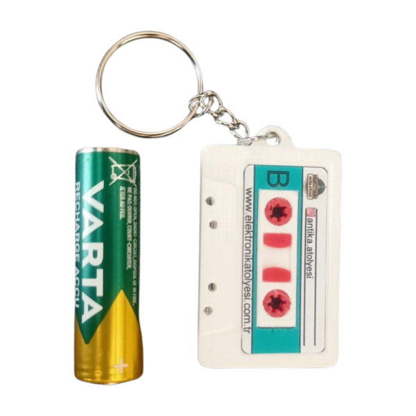 Mini Kaset Anahtarlık - Görsel 2