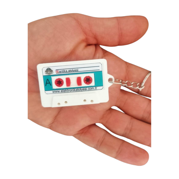 Mini Kaset Anahtarlık - Görsel 3